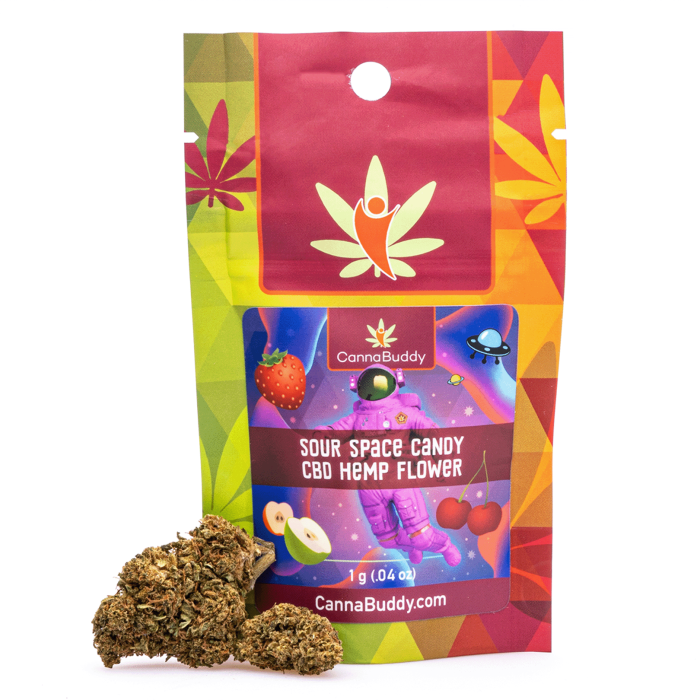 CBD Flower - Sour Space Candy - 1g