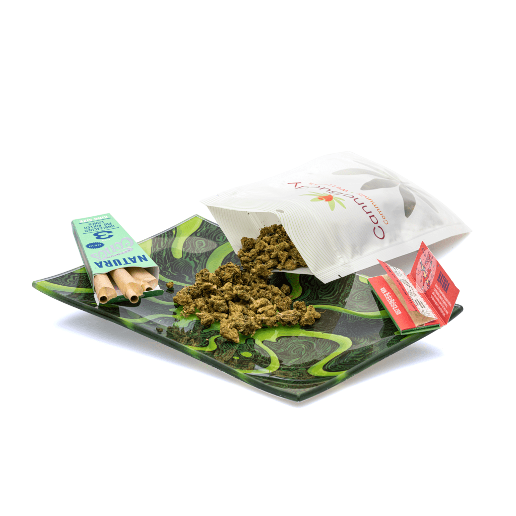 Delta-8-THC Infused Flower Shake - Tray