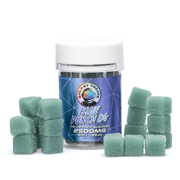 Galaxy Treats Delta 8 Delta 9 THCP Gummies - Blue Punch OG (2500 mg Total Cannabinoids) - Combo