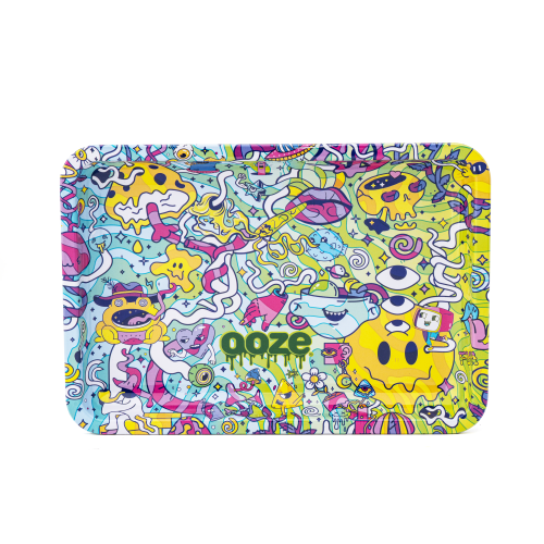 Ooze Metal Rolling Tray - Chroma - Tray Front