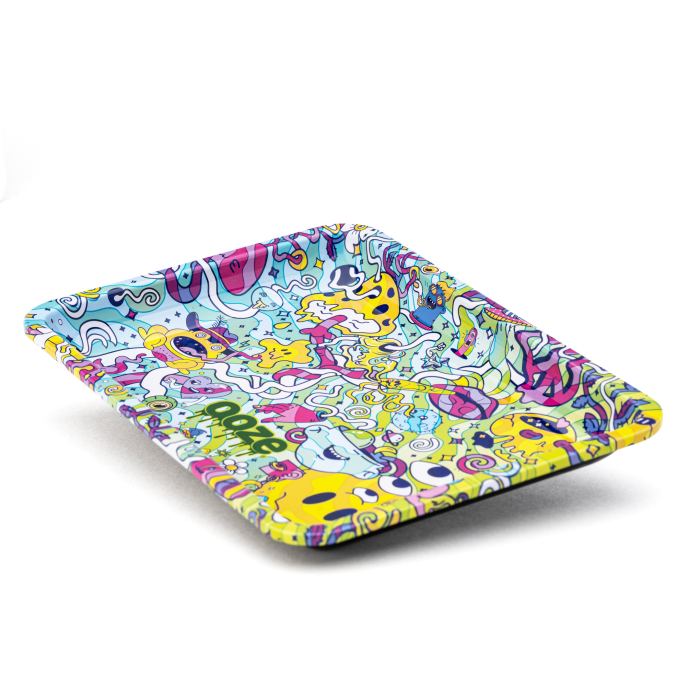 Ooze Metal Rolling Tray - Chroma - Tray Side