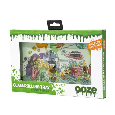 Ooze Shatter Resistant Glass Rolling Tray - Imaginarium - Image 2