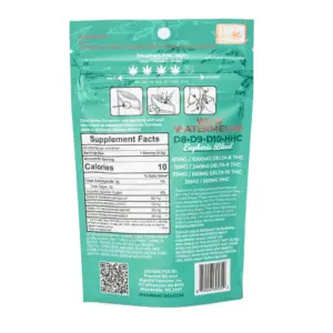 Pharma Euphoria Blend 120mg Gummies - Wild Watermelon - Bag Back