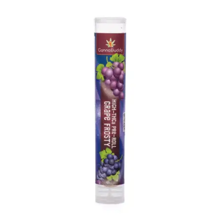 THCa Flower Pre-Roll Grape Frosty - Tube Front