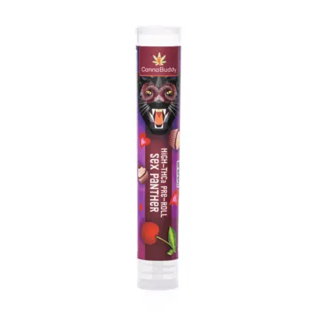 THCa Flower Pre-Roll Sex Panther - Tube Front