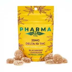 PharmaTHC Delta 10 THC Gummies - Blackberry Lemonade (250 mg Total Delta 10 THC) - combo