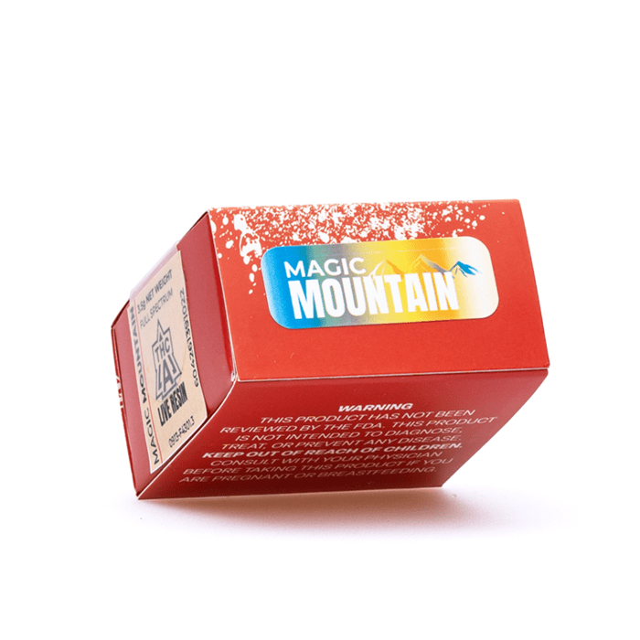 Snapdragon THCa Live Resin Concentrate - Magic Mountain (3.5 grams THCa) - Box Side