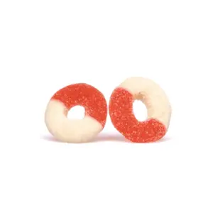 CannaBuddy Delta-8 Delta-9 Watermelon Rings (40 mg Delta-8-THC + 40 mg Delta-9-THC Total) - Product