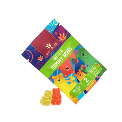CannaBuddy Delta-8 Gummy Bears (40 mg Total Delta-8-THC) - Combo