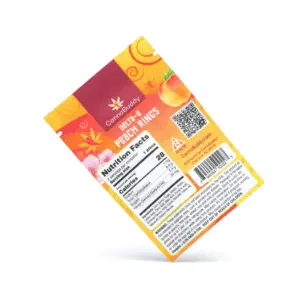 CannaBuddy Delta 8 Peach Rings (40 mg Total Delta 8 THC) - Image 3