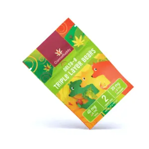 CannaBuddy Delta-8 Triple Layer Bears (40 mg Total Delta-8-THC) - Bag Front