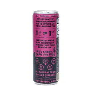Cycling Frog THC + CBD Seltzer 6 Pack - Guava Passionfruit (30 mg Delta-9-THC + 60 mg CBD Total) - Can Back