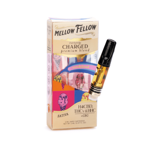 Mellow Fellow 2 gram Charged Blend Vape Cartridge - Candyland - Combo