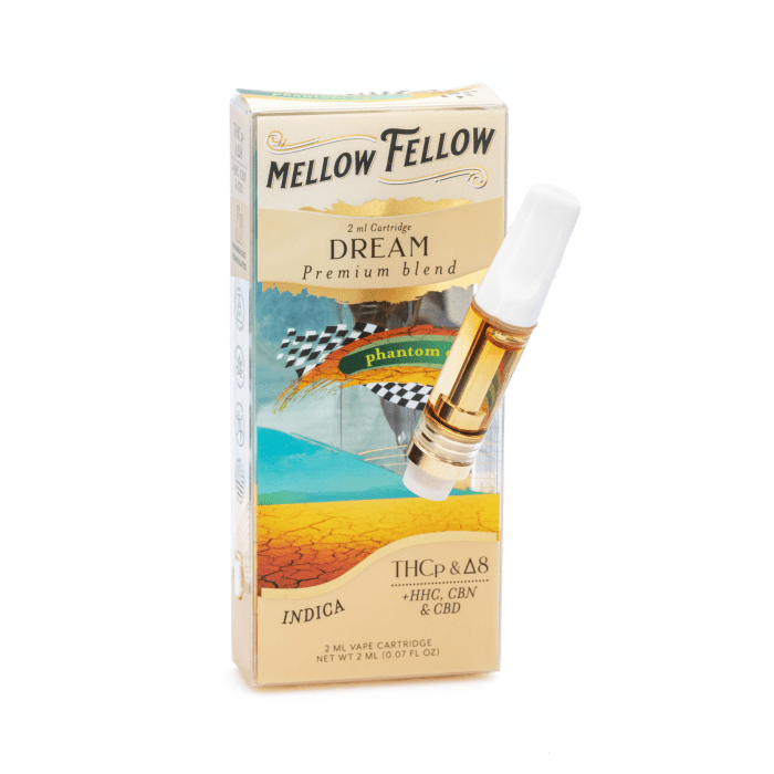 Mellow Fellow 2 gram Dali's Dream Blend Vape Cartridge - Phantom OG - Combo