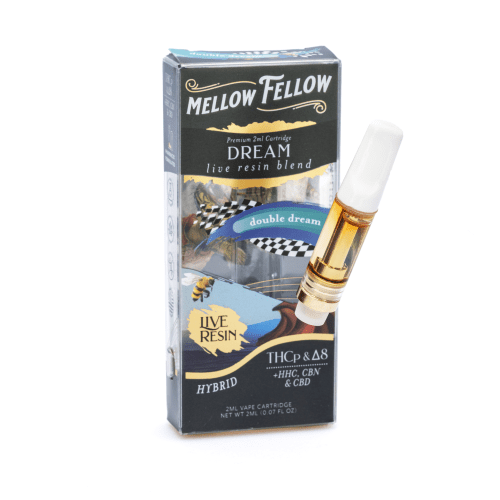 Mellow Fellow 2 gram Dream Blend Live Resin Vape Cartridge - Double Dream - Combo