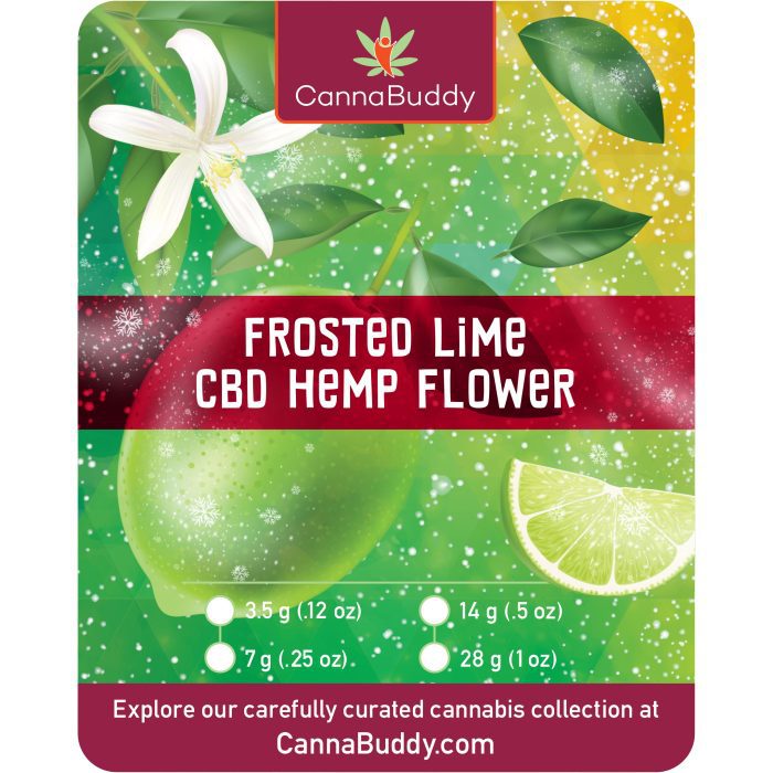 Frosted Lime CBD Hemp Flower - Label