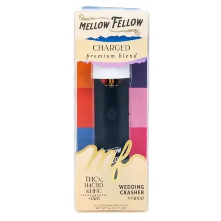 Mellow Fellow Charged Blend Disposable Vape - Wedding Crasher - Box Front