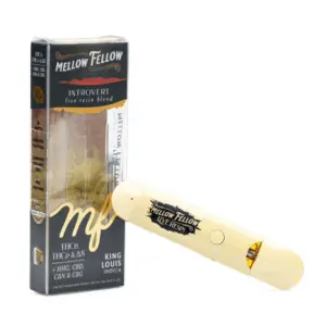 Mellow Fellow Introvert Blend Live Resin Disposable Vape - King Louis - combo