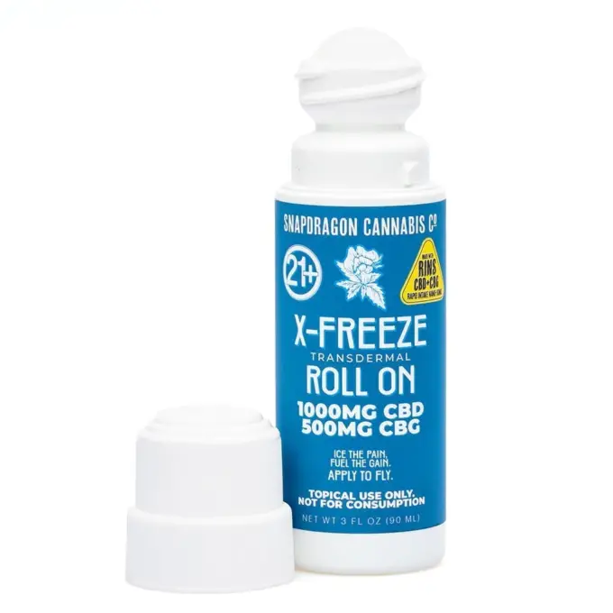 Snapdragon Pain Relief X-Freeze Roll On (1500 mg CBD) - combo