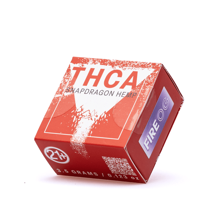 Snapdragon THCa Live Resin Sugar - Premium Fire OG (3.5 grams THCa) - Box Front