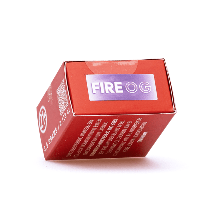 Snapdragon THCa Live Resin Sugar - Premium Fire OG (3.5 grams THCa) - Box Side