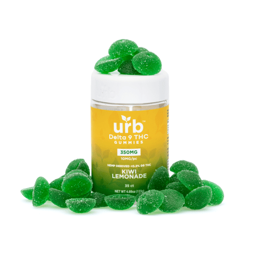 Urb Delta 9 THC Gummies - Kiwi Lemonade (350 mg Total Delta 9 THC) - Combo