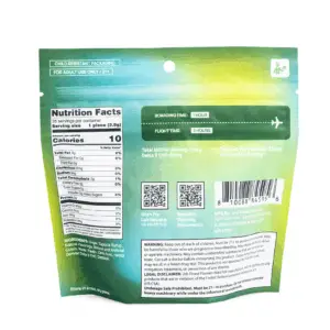 Urb Delta 9 THC Gummies – Dragonberry Lemonade (350 mg Total Delta 9 THC) - Bag Back