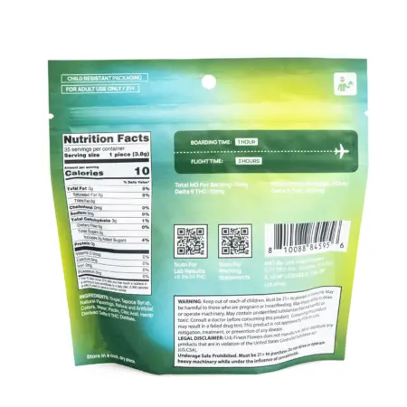 Urb Delta 9 THC Gummies – Dragonberry Lemonade (350 mg Total Delta 9 THC) - Bag Back