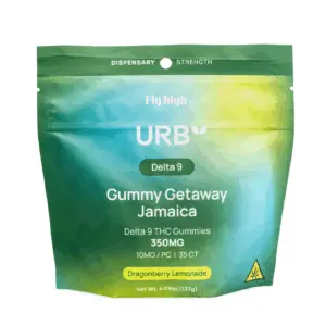 Urb Delta 9 THC Gummies – Dragonberry Lemonade (350 mg Total Delta 9 THC) - Bag Front