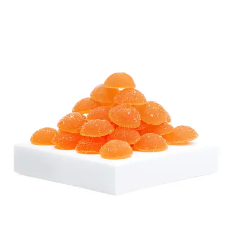 Urb Delta 9 THC Gummies – Peach Mango Watermelon (350 mg Total Delta 9 THC) - Pile