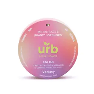 Urb Delta-9-THC HHC Lozenges - Variety (100 mg Delta-9-THC + 150 mg HHC Total) - Tin Front
