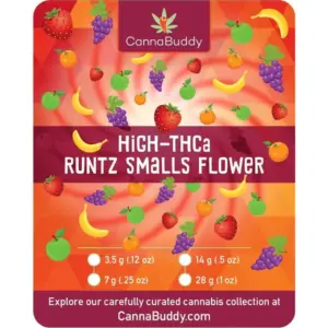 THCa Flower Runtz Smalls - Label