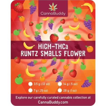 THCa Flower Runtz Smalls - Label