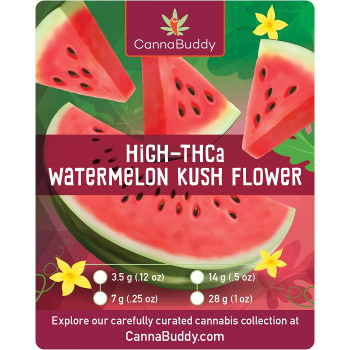 High-THCa Flower - Watermelon Kush -Label