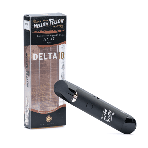 Mellow Fellow Delta 10 THC 2 gram Disposable Vape - AK-47 - Combo