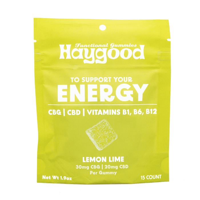 Haygood CBG Energy Gummies - Bag Front