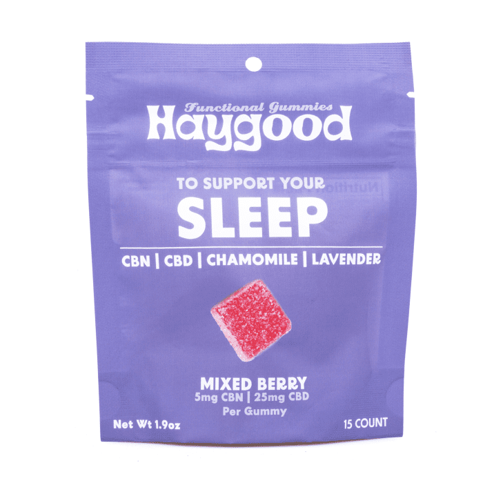Haygood CBN Sleep Gummies - Bag Front