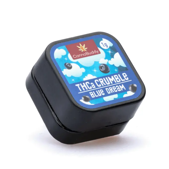 CannaBuddy THCa Crumble - Blue Dream (1 gram) - Jar Front