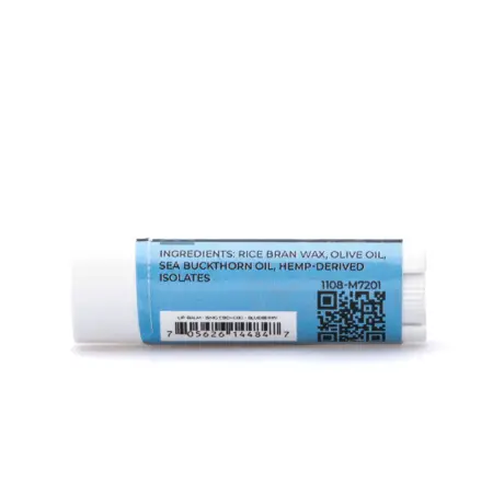 Snapdragon CBD CBG Lip Balm - Blueberry - Tube Back