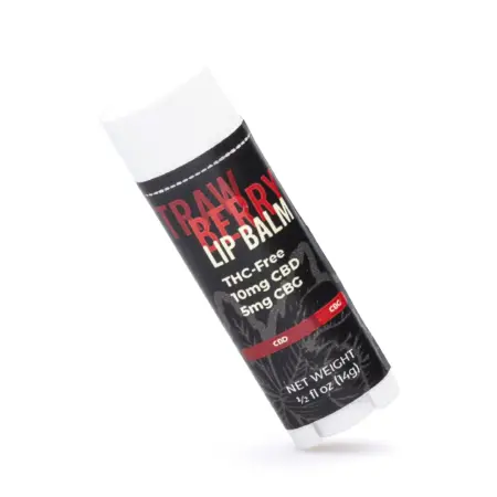 Snapdragon CBD CBG Lip Balm - Strawberry - Tube Front