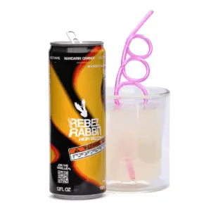 Rebel Rabbit Wild Hare Delta 9 Seltzer 4 Pack - Mandarin Orange (40 mg Total Delta 9 THC) - Combo