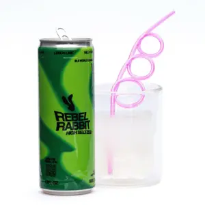 Rebel Rabbit Mild Hare Delta 9 Seltzer 4 Pack - Lemon Lime (20 mg Total Delta 9 THC) - Combo