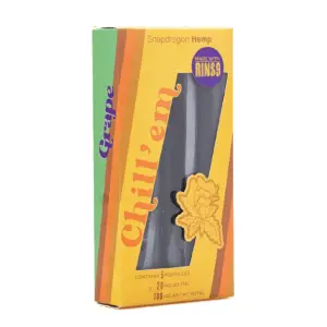 Snapdragon Delta 9 Chill 'em Infused Popsicles - Grape (100 mg Total Delta 9 THC) - box front