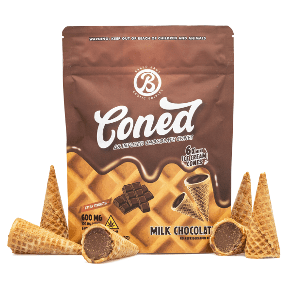 Shop Baked Bags Delta 8 THC Coned - Milk Chocolate (600 mg Total Delta ...