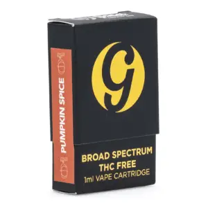 Gold Standard CBD Vape Cartridge - Pumpkin Spice (450 mg) - Box Front