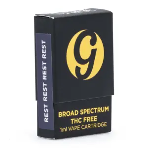 Gold Standard CBD Vape Cartridge - Rest (450 mg) - Box Front
