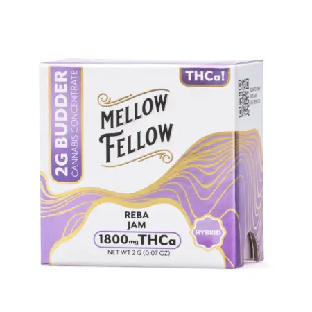 Mellow Fellow THCa Budder - Reba Jam (2 Gram) - Box Front