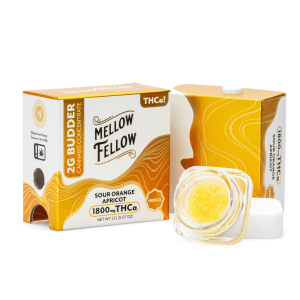 Mellow Fellow THCa Budder - Sour Orange Apricot (2 Gram) - Combo