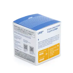 Urb THCP / Delta 9 Mile High Skybites - Passion Fruit (25 mg THCP + 25 mg Delta 9 THC Total) - Box Back