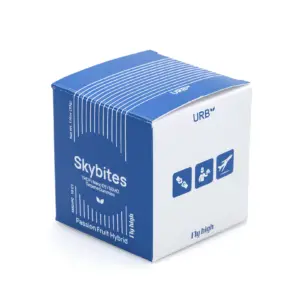 Urb THCP / Delta 9 Mile High Skybites - Passion Fruit (25 mg THCP + 25 mg Delta 9 THC Total) - Box Front